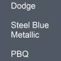 Preview: Dodge, Steel Blue Metallic, PBQ.